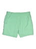 Nike 100% Polyester Solid Green Athletic Shorts Size S - photo 2
