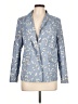 Talbots Floral Blue Blazer Size 10 - photo 1