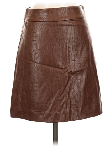 J.Crew Factory Store Faux Leather Skirt (view 1)