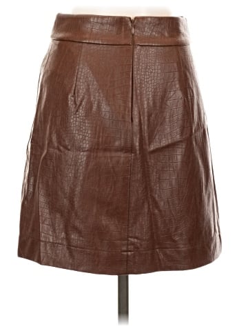 J.Crew Factory Store Faux Leather Skirt (view 2)
