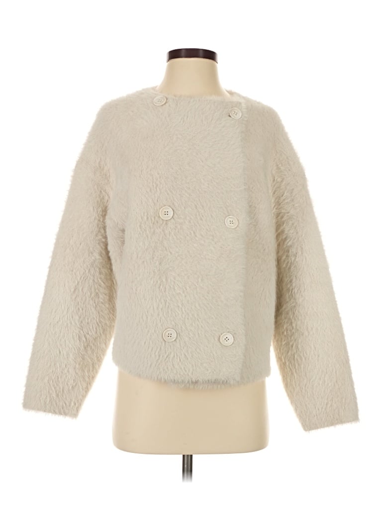 Pre-owned J.crew Collection Cardigan Sweater In Gray