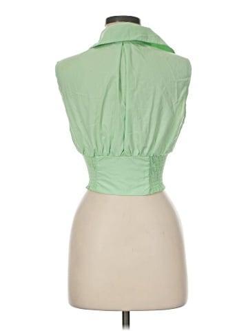 Jolie & Joy Sleeveless Button-Down Shirt (view 2)