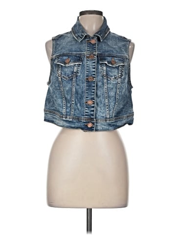 Torrid Denim Vest (view 1)