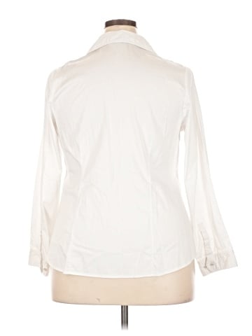 Lane Bryant 3/4 Sleeve Button-Down Shirt (view 2)