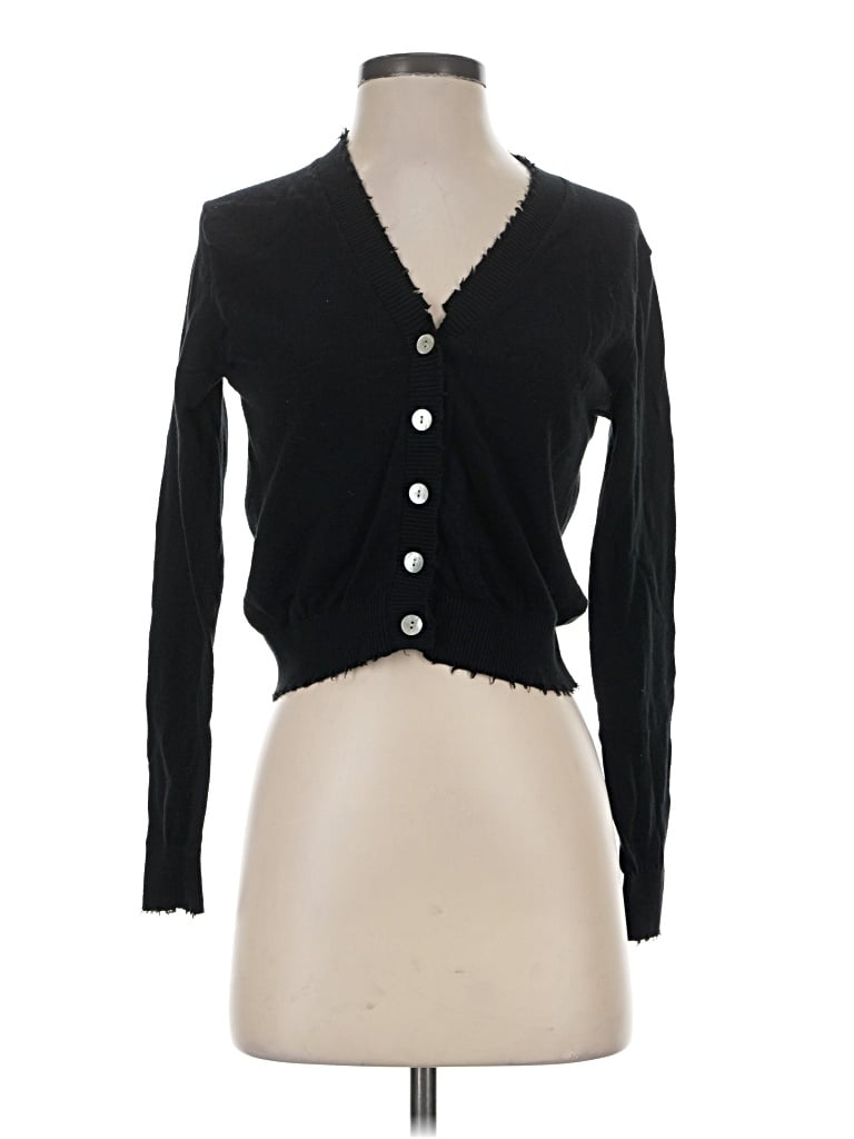 Pre-owned Elan Cardigan Sweater In Black