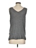 Banana Republic 100% Polyester Silver Sleeveless Top Size S - photo 2
