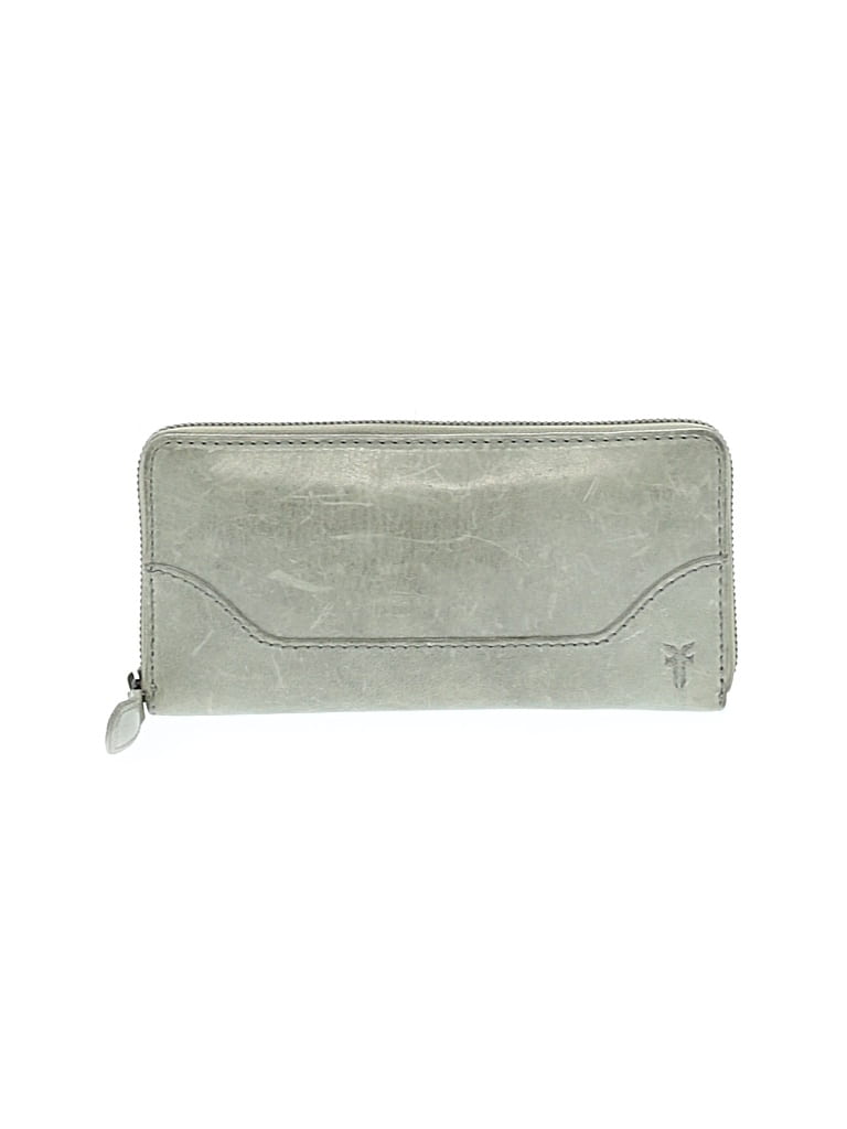 Pre-owned Frye Leather Wallet In Silver