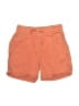 Tea 100% Cotton Solid Orange Shorts Size 7 - photo 1