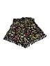 Ella Moss 100% Rayon Floral Black Shorts Size 16 - photo 2