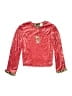 Joe Boxer 100% Polyester Metallic Red Pullover Sweater Size 10 - 12 - photo 1