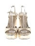 Paige Metallic Ivory Sandals Size 7 - photo 2