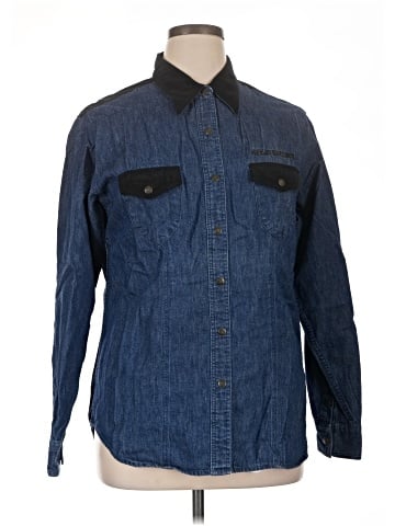 Harley Davidson Long Sleeve Button-Down Shirt (view 1)