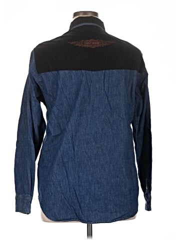 Harley Davidson Long Sleeve Button-Down Shirt (view 2)