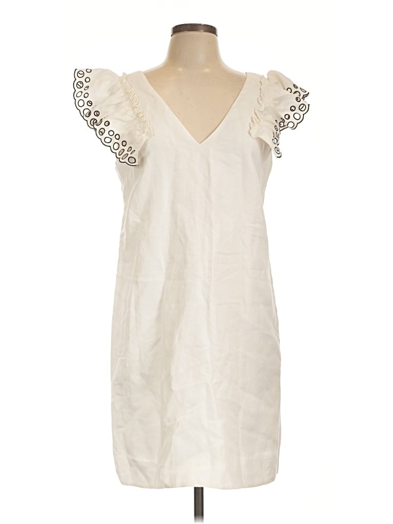 Pre-owned J.crew Collection Casual Dress In Ivory