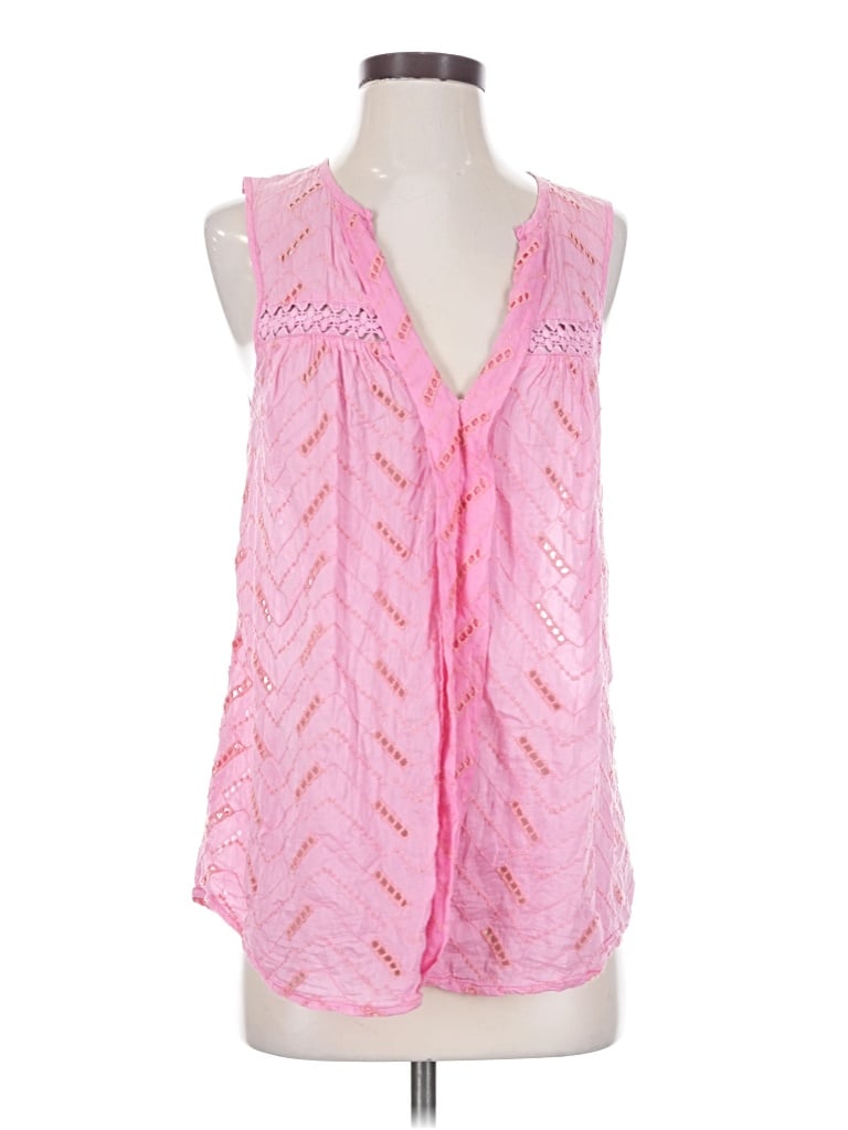 Pre-owned Leifnotes Sleeveless Blouse In Pink