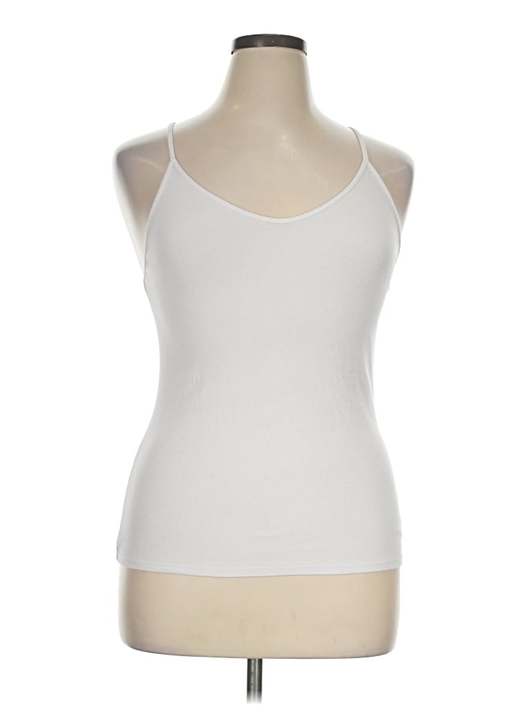 Pre-owned Gap Body Sleeveless T-shirt In Ivory