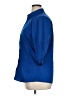 Port Authority Blue 3/4 Sleeve Button-Down Shirt Size XL - photo 5