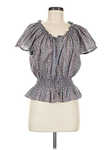Lauren Jeans Co. Short Sleeve Blouse (view 1)