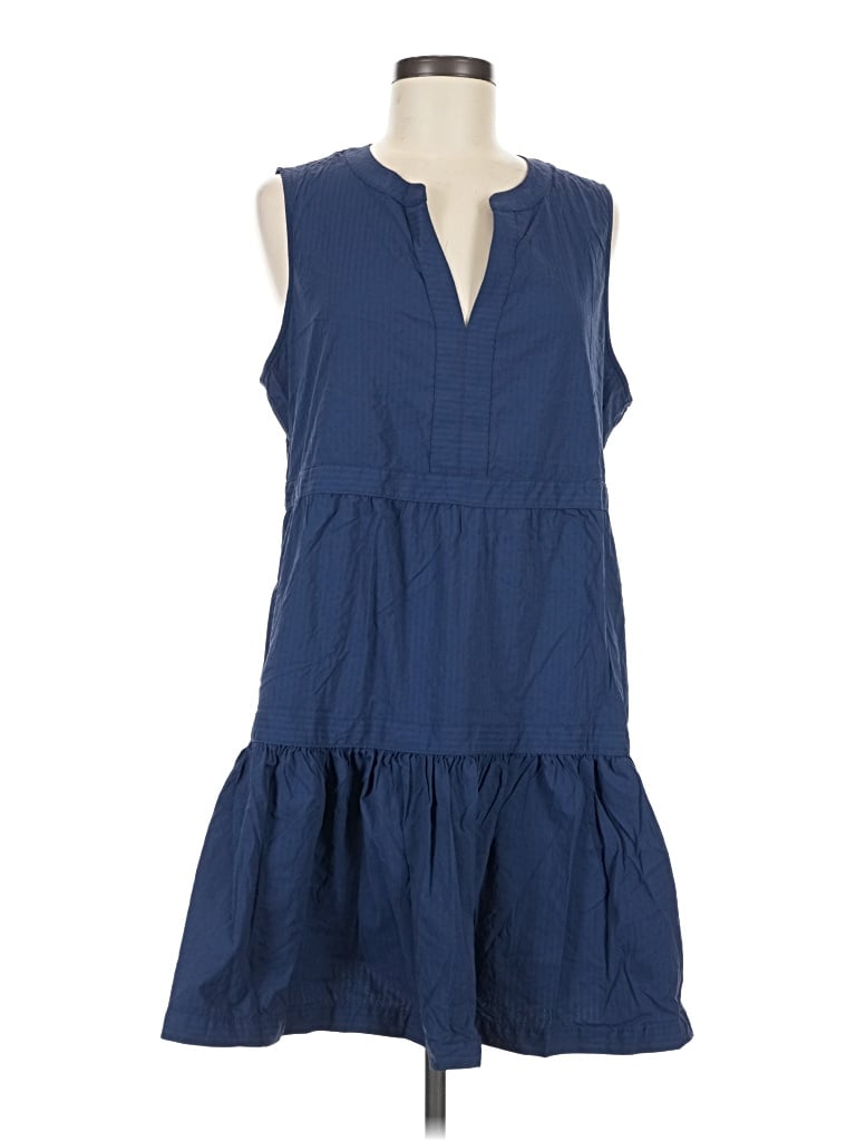 Pre-owned Vineyard Vines Performance Casual Dress In Blue