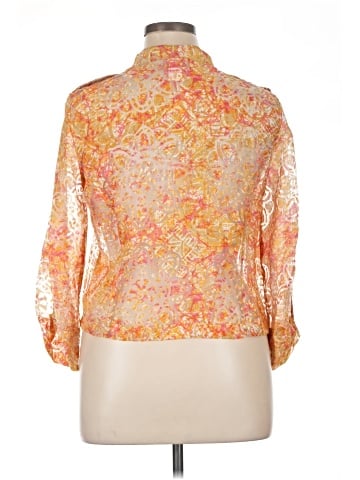 Hearts of Palm Woman 3/4 Sleeve Blouse (view 2)