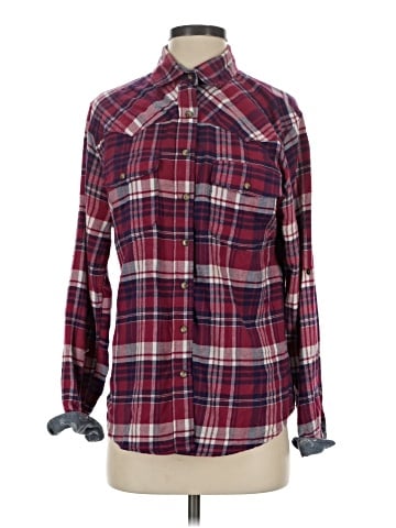 Jachs Girlfriend Long Sleeve Button-Down Shirt (view 1)