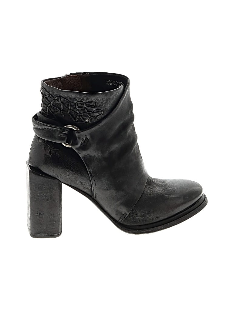 Pre-owned As98 A.s.98 Ankle Boots In Black