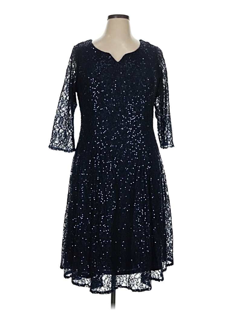 Pre-owned Slny Cocktail Dress In Blue