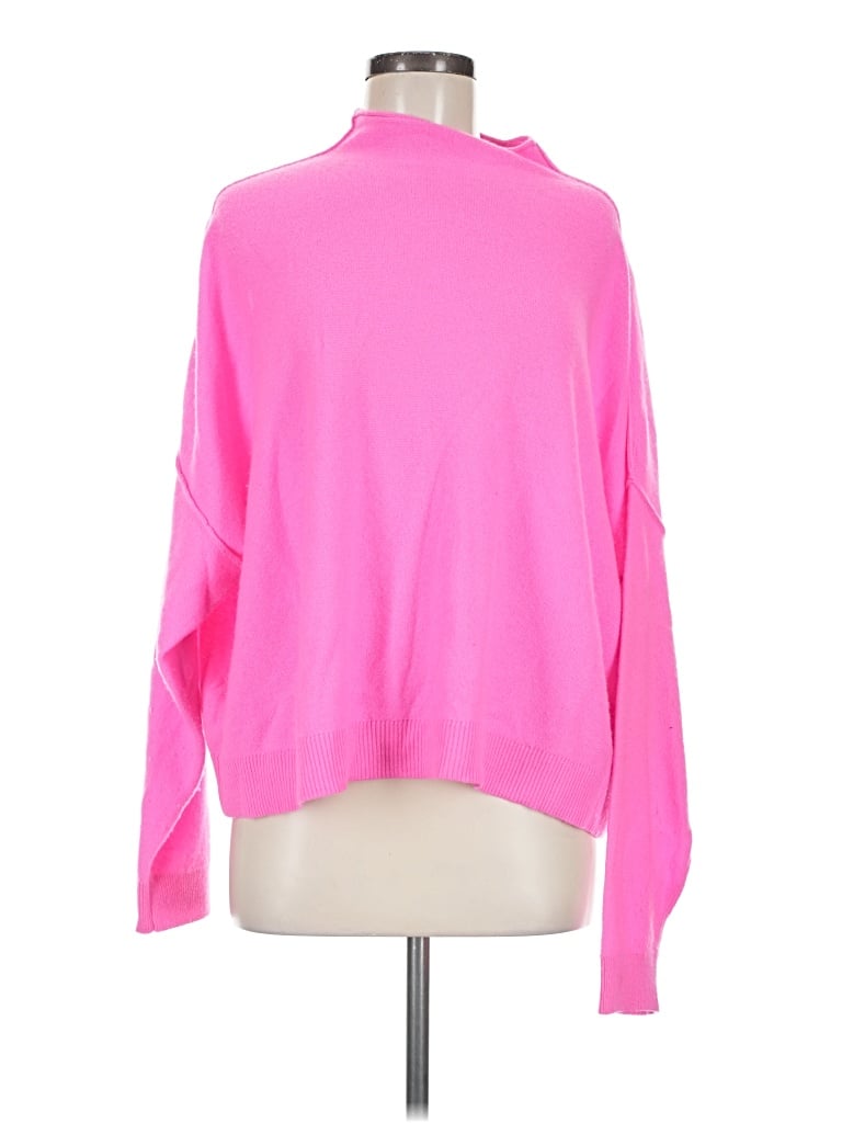 Pre-owned Pilcro Cashmere Pullover Sweater In Pink