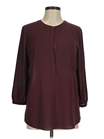 Not Your Daughter's Jeans Long Sleeve Henley (view 1)