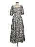 Oddi 100% Polyester Gray Casual Dress Size M - photo 1