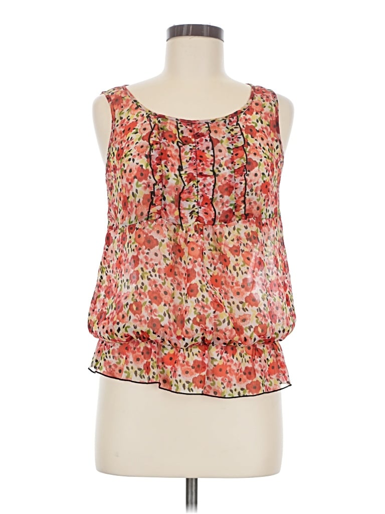 Pre-owned Bcx Sleeveless Blouse In Orange