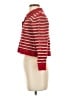 Baum Und Pferdgarten 100% Merino Wool Stripes Red Wool Pullover Sweater Size S - photo 5