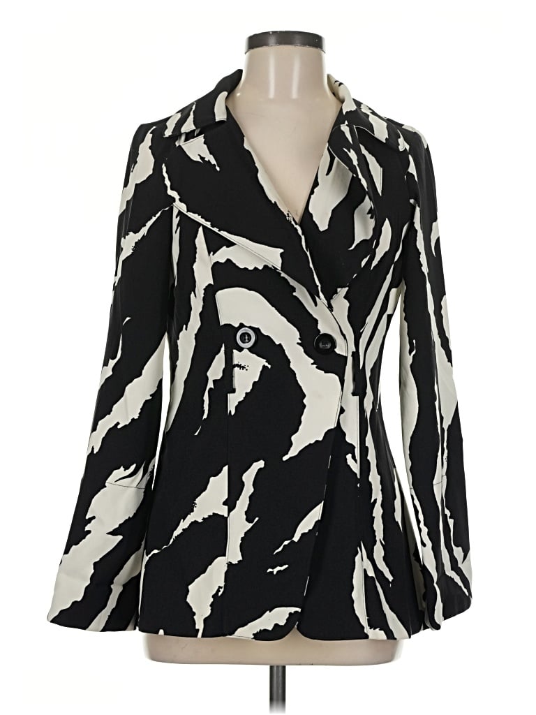 Pre-owned Wrapper Blazer Jacket In Black