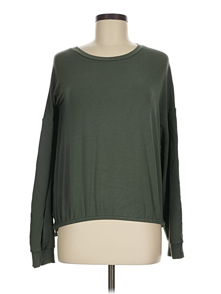 Pre-owned Fabletics Pullover Sweater In Green