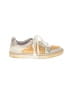 Chocolat Blu 100% Leather Graphic Yellow Sneakers Size EU 40 - photo 1