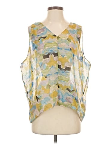 Broadway & Broome Sleeveless Silk Top (view 1)
