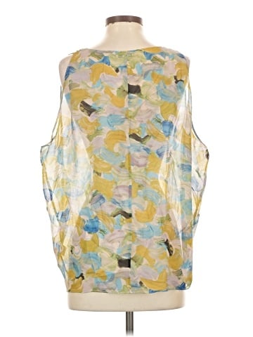 Broadway & Broome Sleeveless Silk Top (view 2)