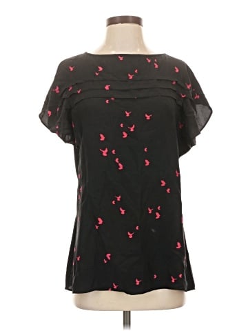 Twelfth Street by Cynthia Vincent Short Sleeve Silk Top (view 1)