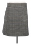 Maison d' Amelie Plaid Gray Formal Skirt Size 10 - photo 1