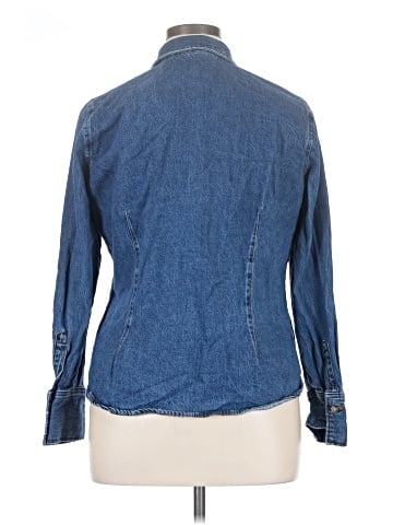 a.n.a. A New Approach Long Sleeve Button-Down Shirt (view 2)