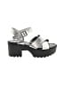 SODA Silver Sandals Size 6 - photo 1