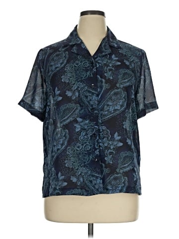 Laura Scott Short Sleeve Blouse (view 1)