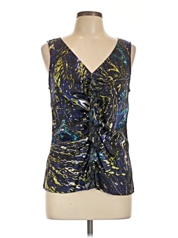 St. John Sleeveless Silk Top (view 1)
