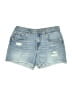 Levi's Blue Denim Shorts Size 16 - photo 1
