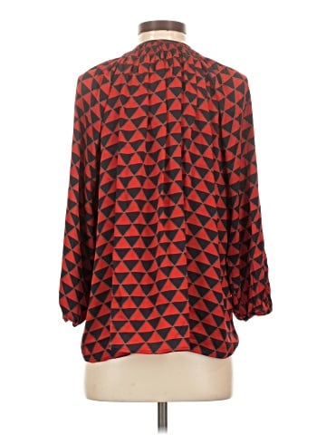 Tucker 3/4 Sleeve Silk Top (view 2)