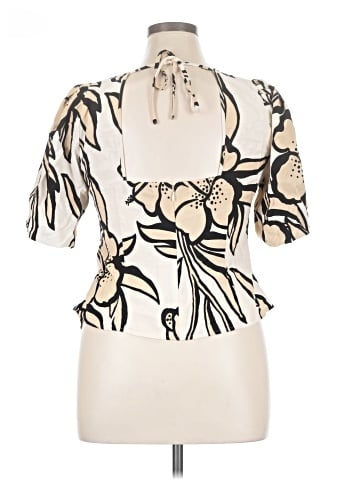 White House Black Market Short Sleeve Blouse (view 2)