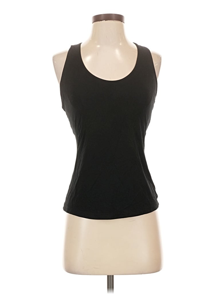 Pre-owned Cosabella Tank Top Black Halter Neckline Tops