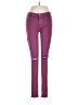Just Black Color Block Purple Jeans Size 26 waist - photo 1
