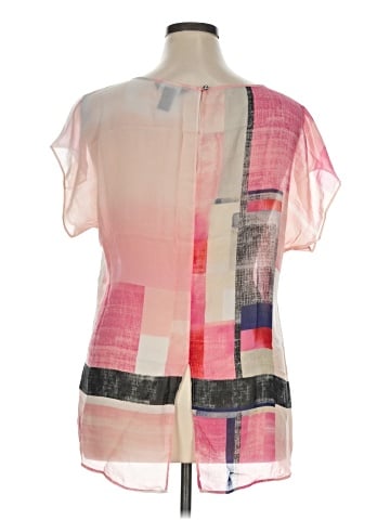 White House Black Market Short Sleeve Blouse (view 2)