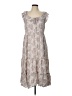 Universal Thread 100% Rayon Paisley Gray Casual Dress Size L - photo 1